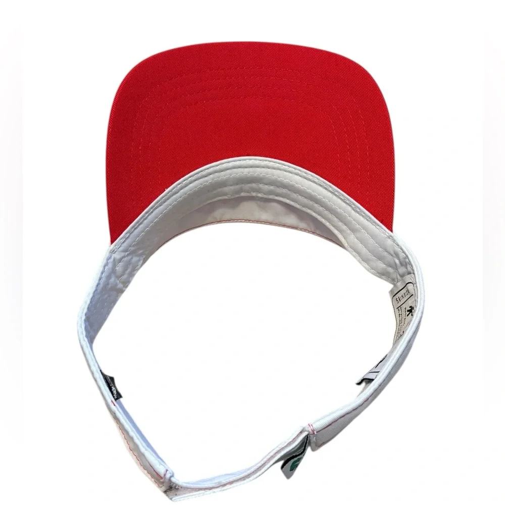 White Embroidered Coca-Cola Visor Preowned